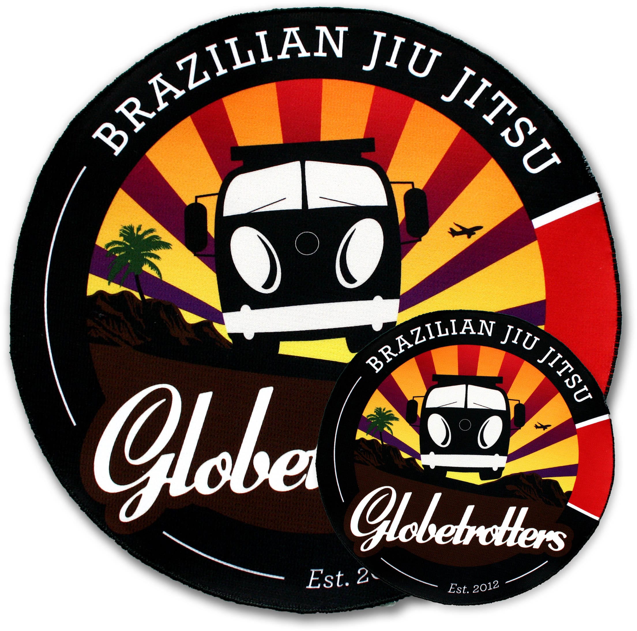 4x gi patches BJJ Globetrotters