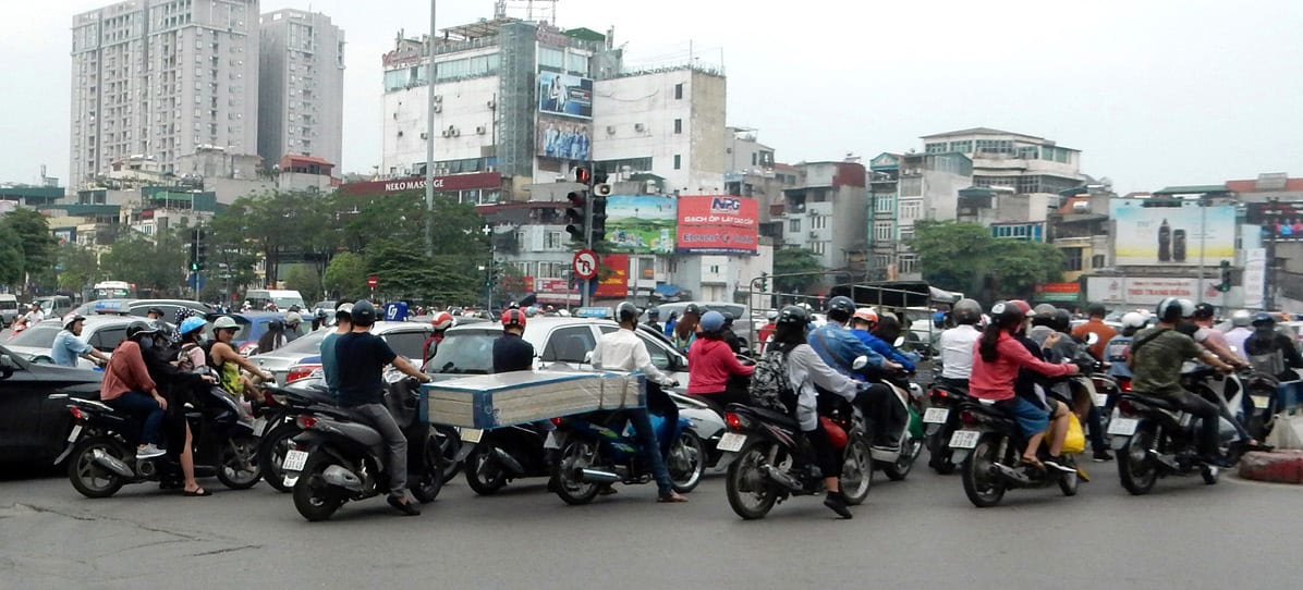 Hanoi, Vietnam: Scooter life!