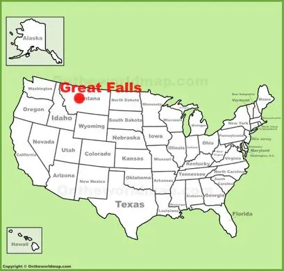 Great Falls Maps | Montana, U.S. | Maps of Great Falls