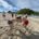 Rolling on the sand at Beach Camp in Pärnu
