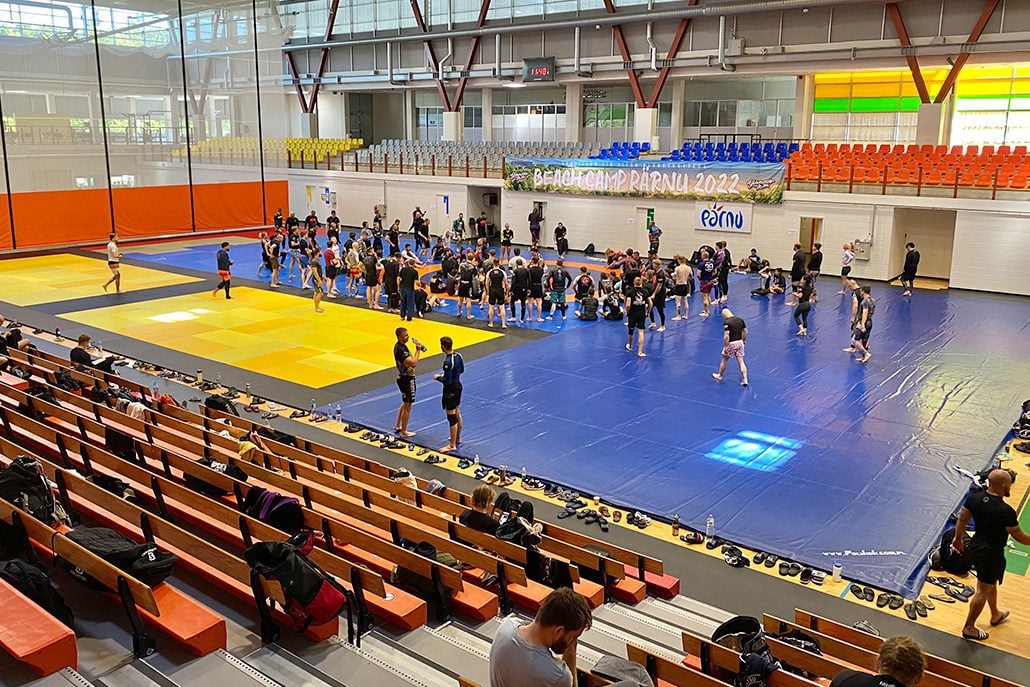 The main hall at Spordihall Pärnu